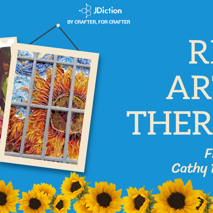 Resin Art as Therapy: Cathy's Inspirational Journey of Creativity and Healing