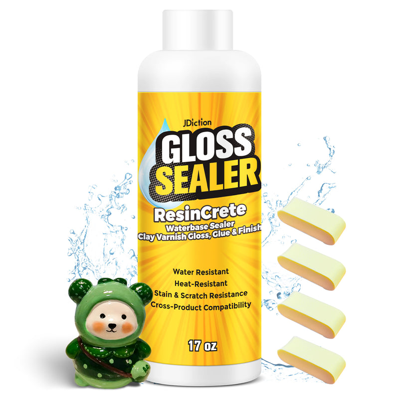 JDiction ResinCrete & Clay Sealer - 17OZ Gloss