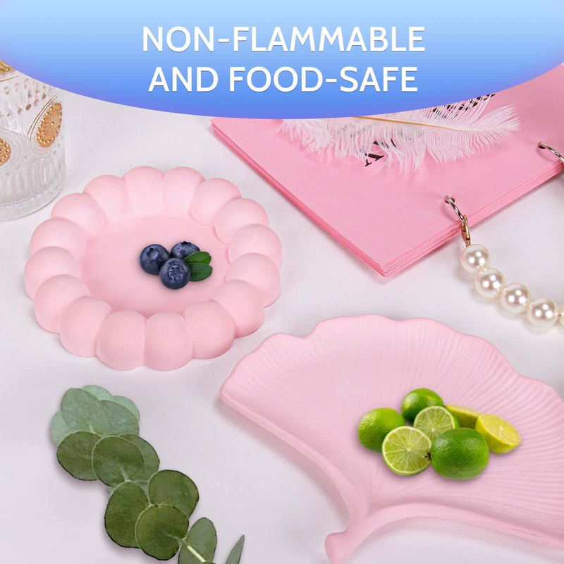 JDiction ResinCrete Trinket Tray Starter Kit - 17 PCS Eco-Friendly Casting Kit