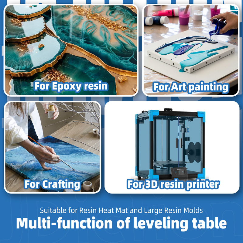 Resin Levelling Table Craft Balancing Board - 22.8''x 15''