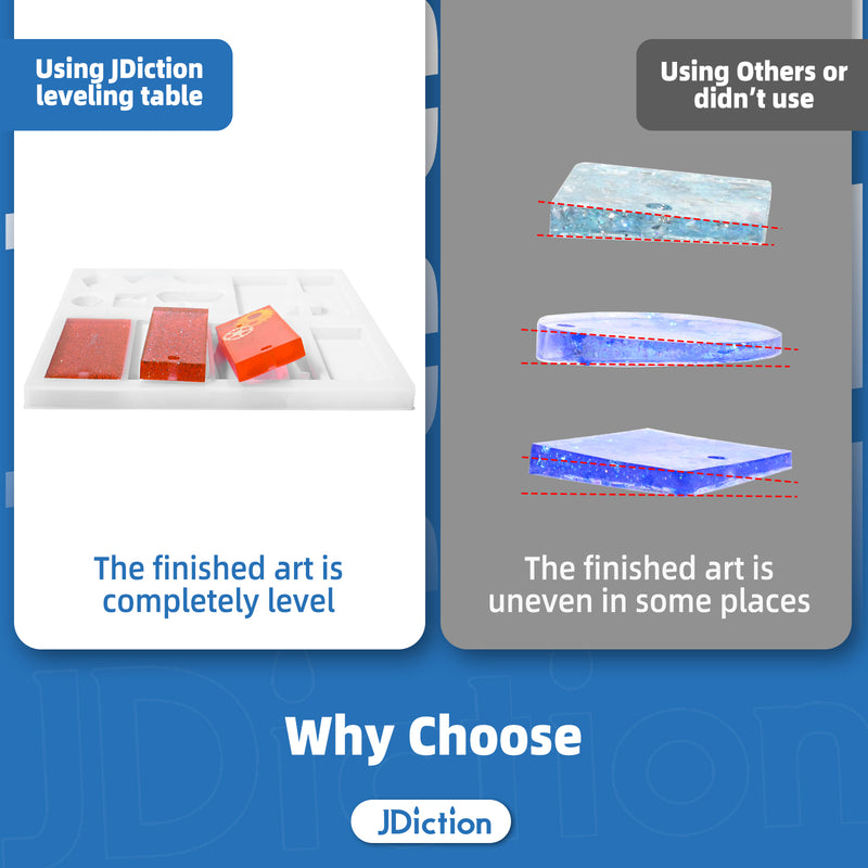 Resin Levelling Table Craft Balancing Board - 22.8''x 15''