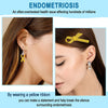 JDiction Endometriosis Awareness Care Kit with Yellow Ribbon Mold - ALL IN ONE KIT (US ONLY Sales)