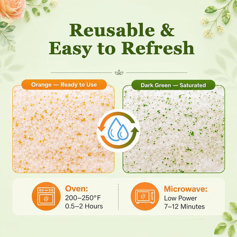 JDiction Reusable Silica Gel Flower Drying Kit - 6 lbs
