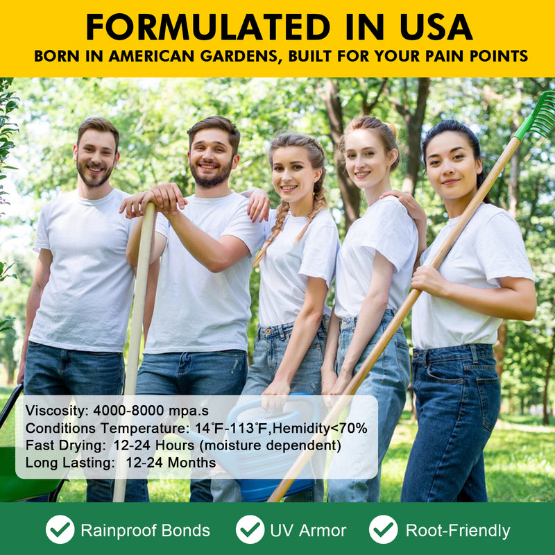 JDiction Mulch Glue for Landscaping - 32oz / 1 Gallon