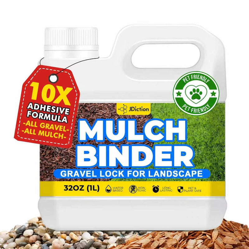 JDiction Mulch Binder for Landscaping - 32oz / 1 Gallon