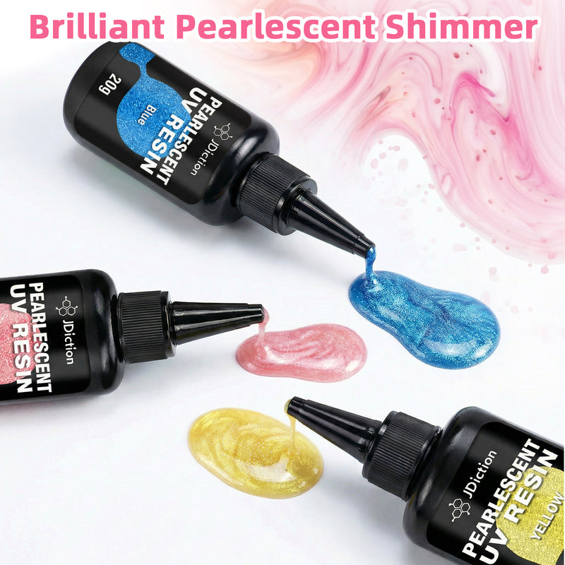 JDiction Pearlescent UV Resin 10 Colors - 200g