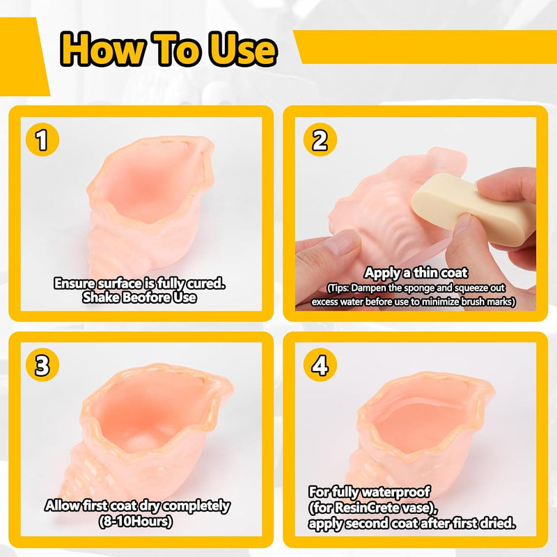 JDiction ResinCrete & Clay Sealer Set - Gloss 6OZ + Matte 6OZ