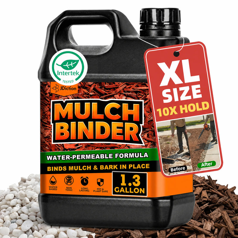 JDiction Upgraded Mulch Binder for Landscaping - 32oz / 1.3 Gallon
