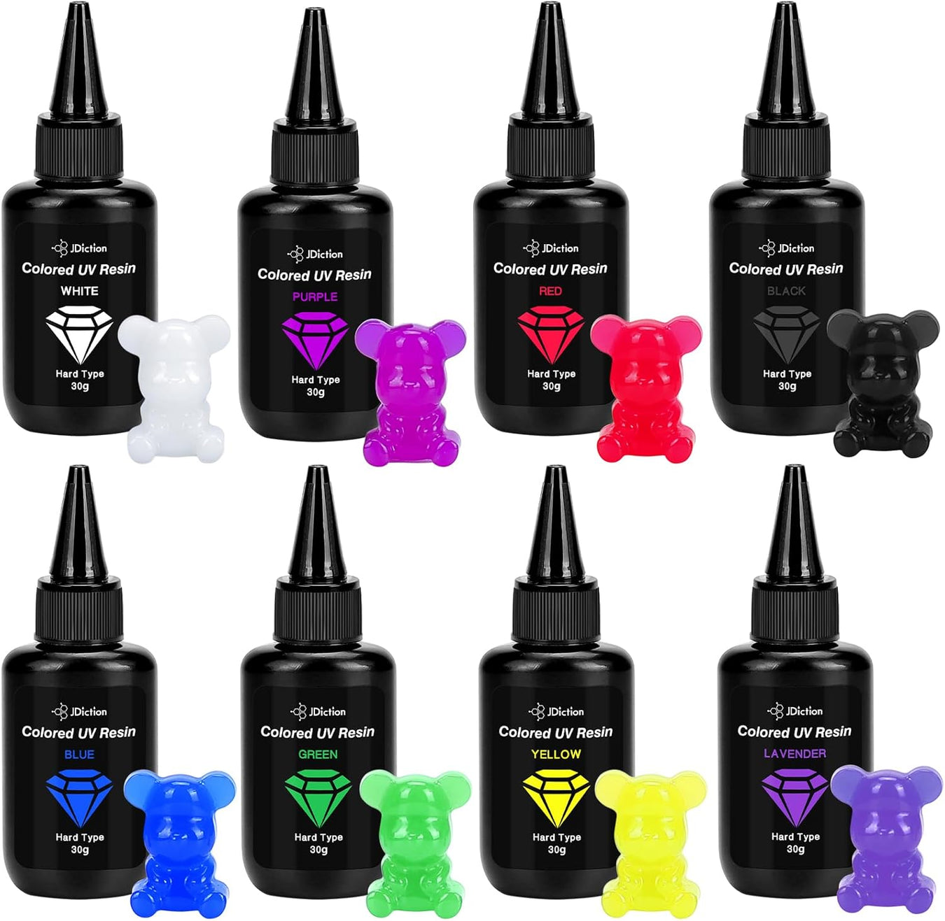Colored UV Resin