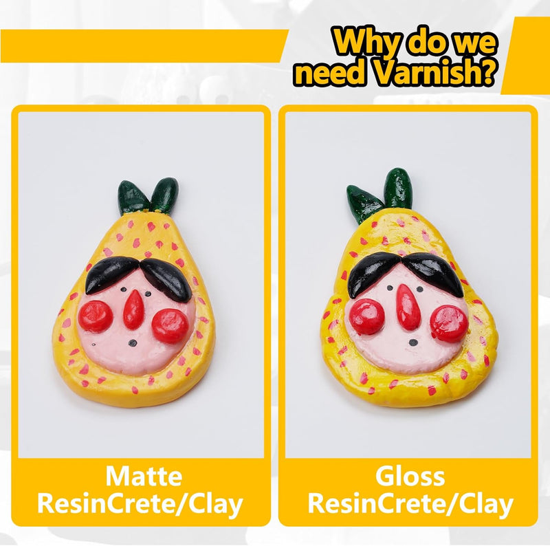 JDiction ResinCrete & Clay Sealer Set - Gloss 6OZ + Matte 6OZ