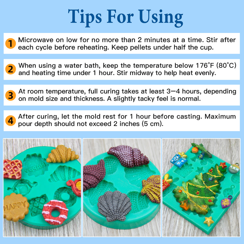 JDiction Remeltable Silicone Mold Making Kit, 16OZ