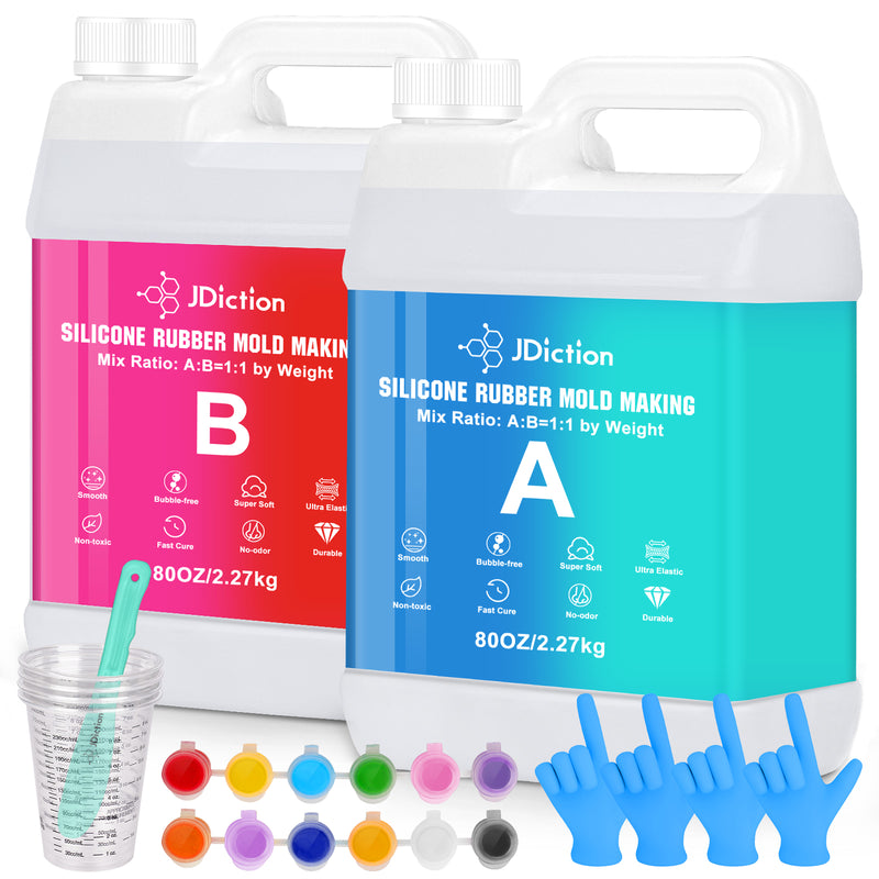 JDiction Silicone Mold Making Kit - 160OZ
