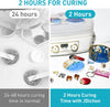JDiction Resin Curing Machine - 2 Hours Quick Curing Epoxy Resin Dryer Machine, 3 Layers Tray and Silicone Ring for Deeper Mold, 360 Hot Air Circulation, Resin Supplies for Epoxy Resin Casting Art (UK ONLY Sales)