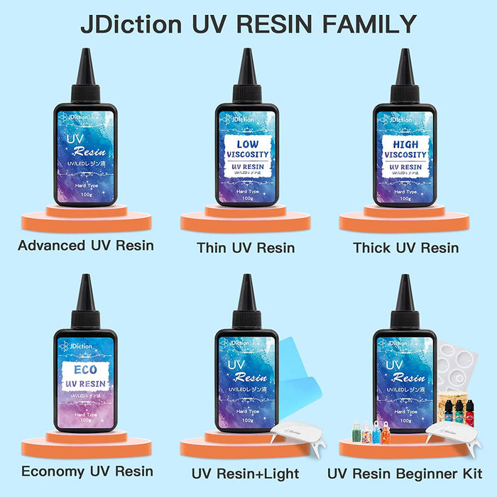 JDiction Lowest Odor UV Resin - 300g